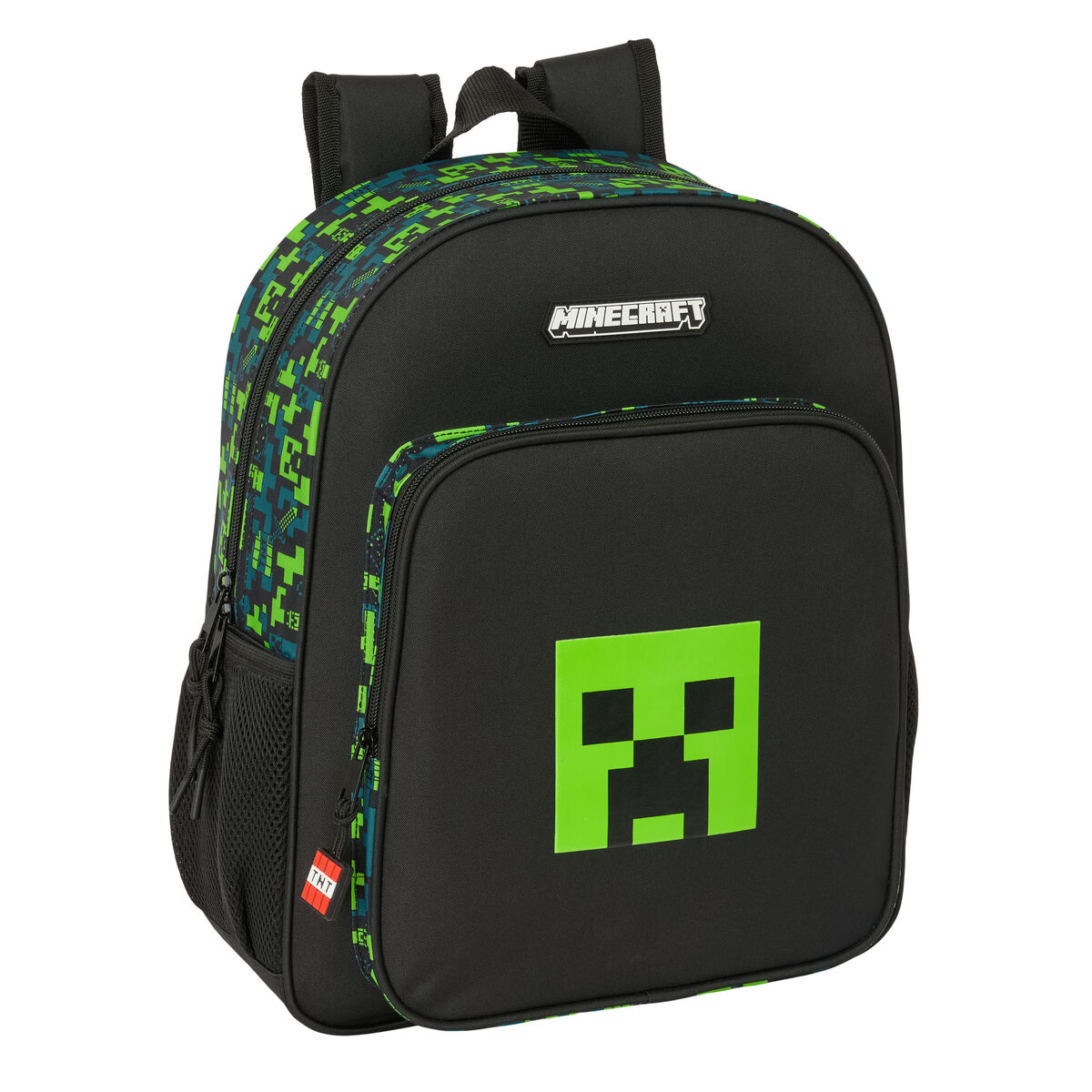 Zaino Scuola Minecraft Tnt Multicolore 32 X 38 X 12 cm