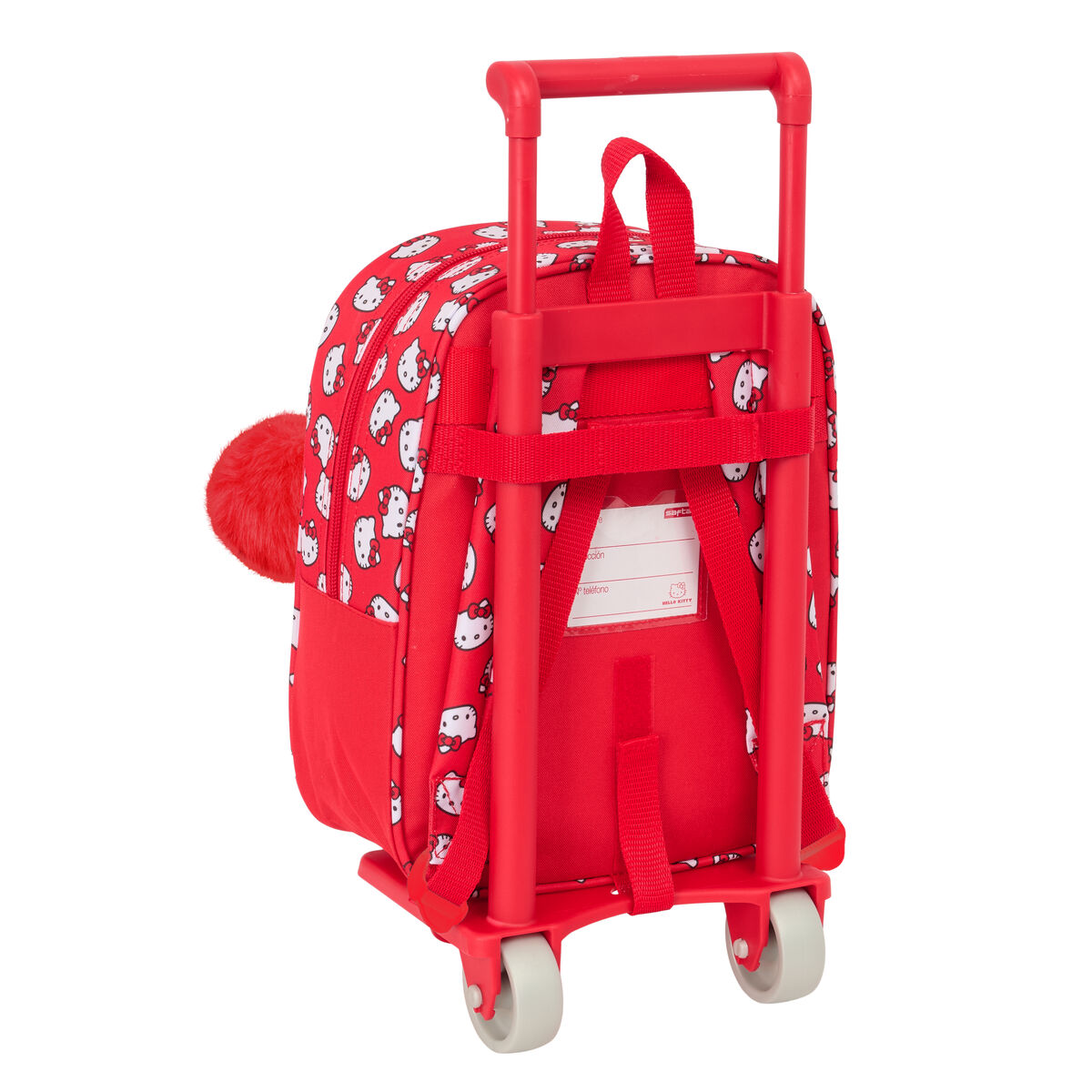 Zaino Scuola Hello Kitty Iconic Bianco Rosso 22 X 27 X 10 cm - Image 3