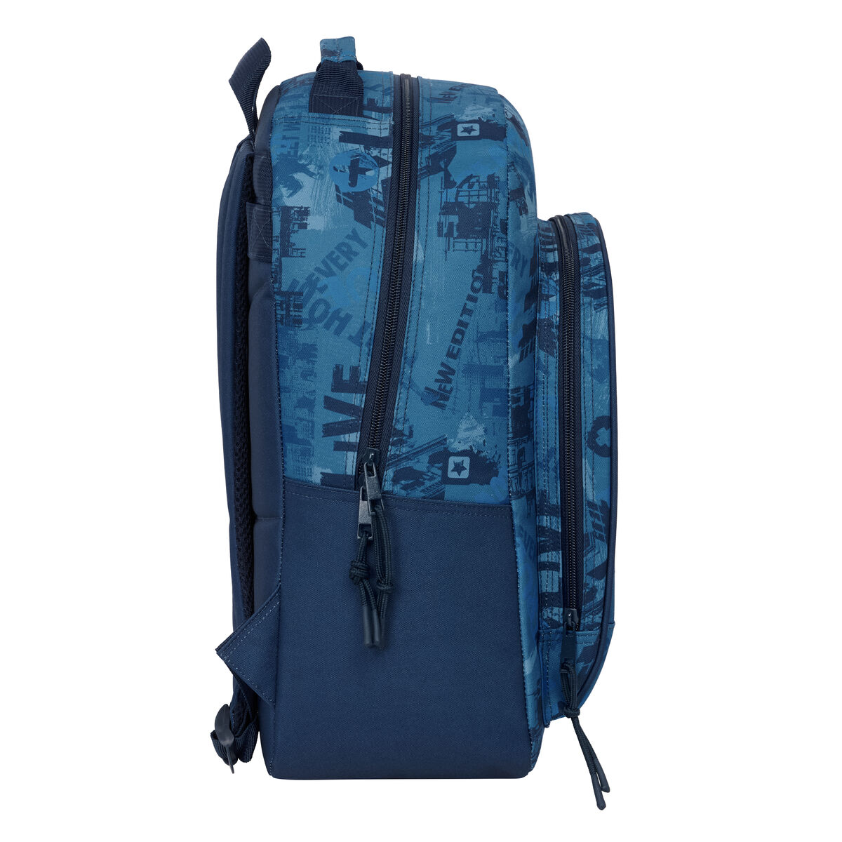 Zaino Scuola Safta New Edition Blu Marino 32 X 42 X 15 cm