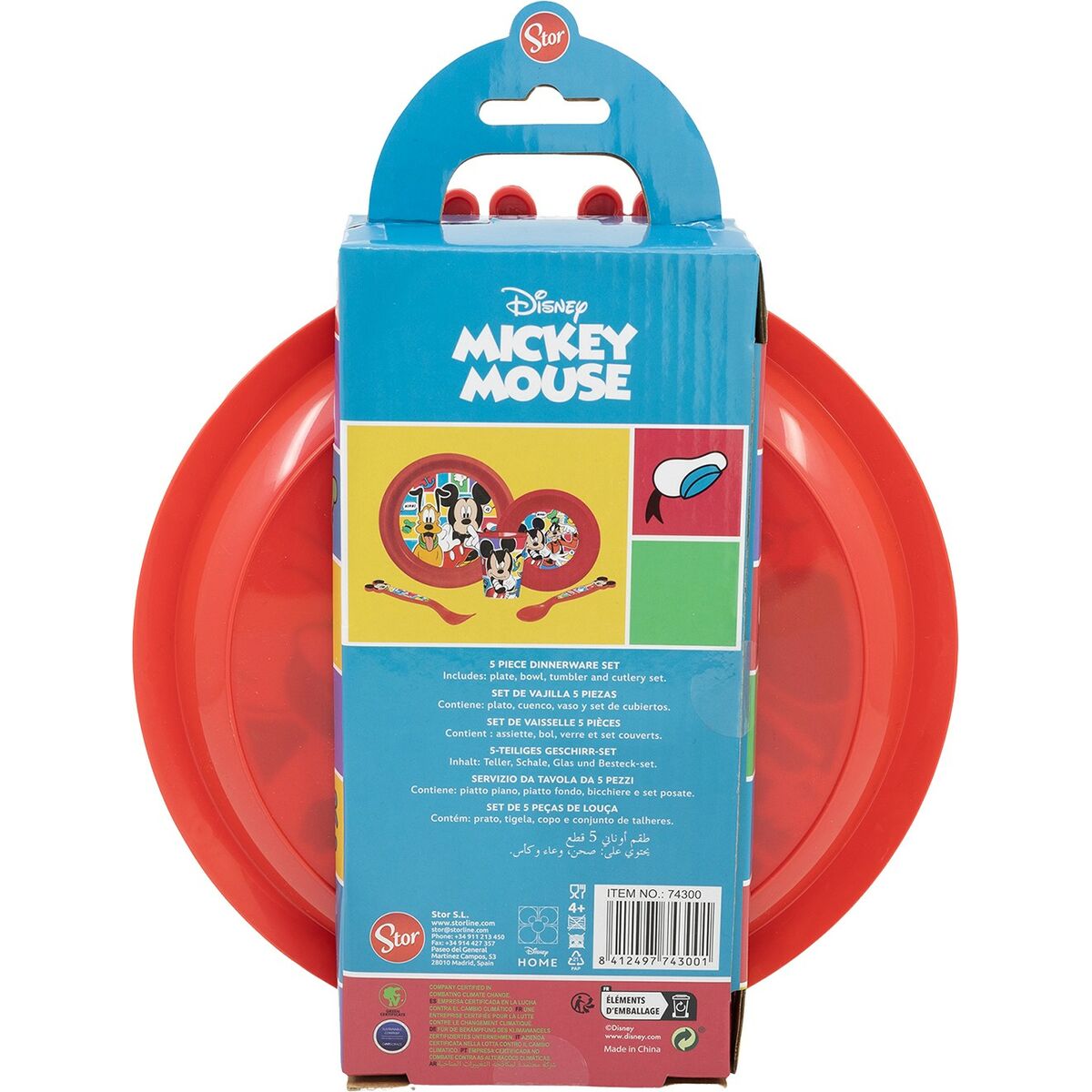 Set Di Accessori Per Bambini Mickey Mouse Cz11311 (5 Pezzi) - Image 3