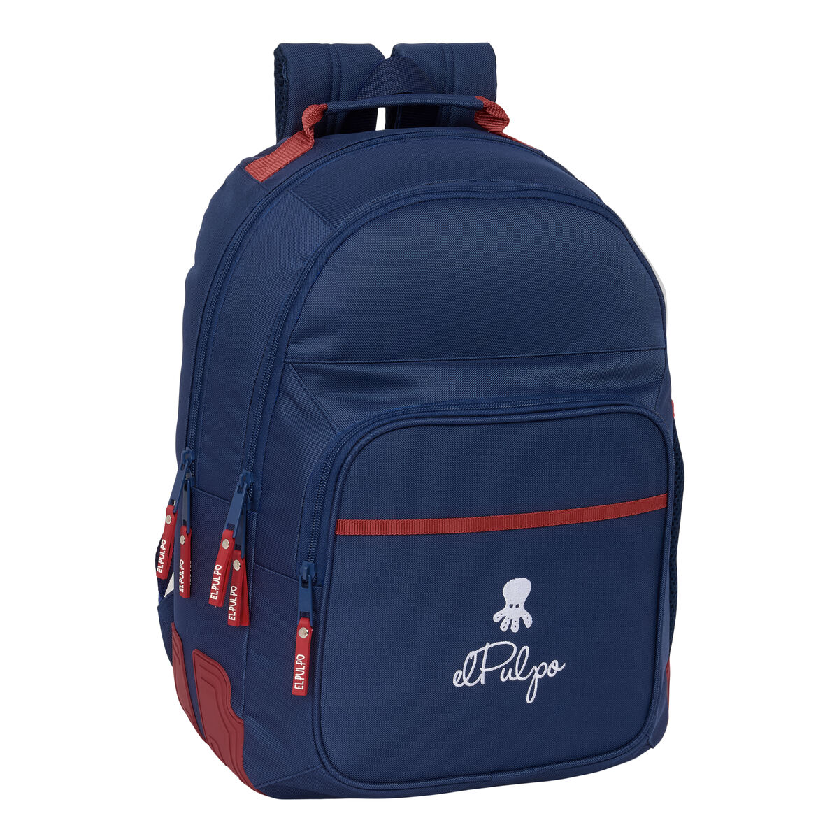 Zaino Scuola El Pulpo Blu Marino 32 X 42 X 15 cm