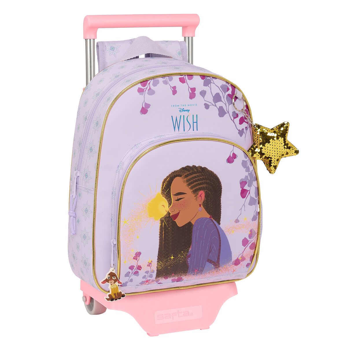 Trolley Per La Scuola Wish Lilla 28 X 34 X 10 cm