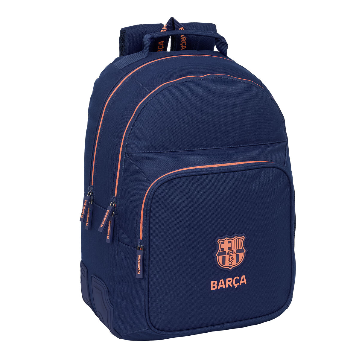 Zaino Scuola F.c. Barcelona Blu Marino 32 X 42 X 15 cm