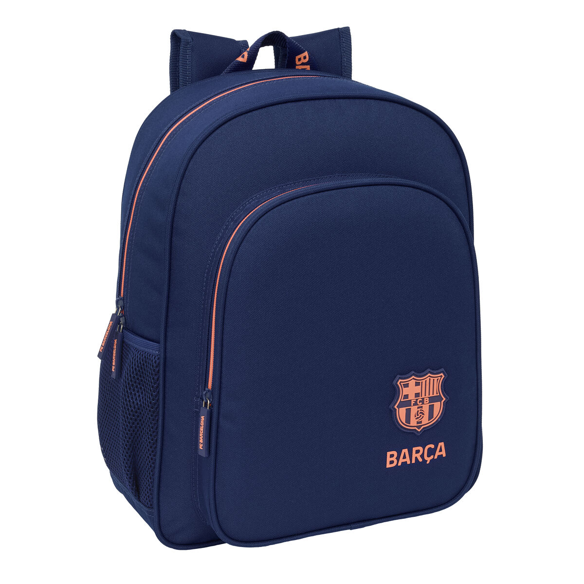 Zaino Scuola F.c. Barcelona Blu Marino 32 X 38 X 12 cm