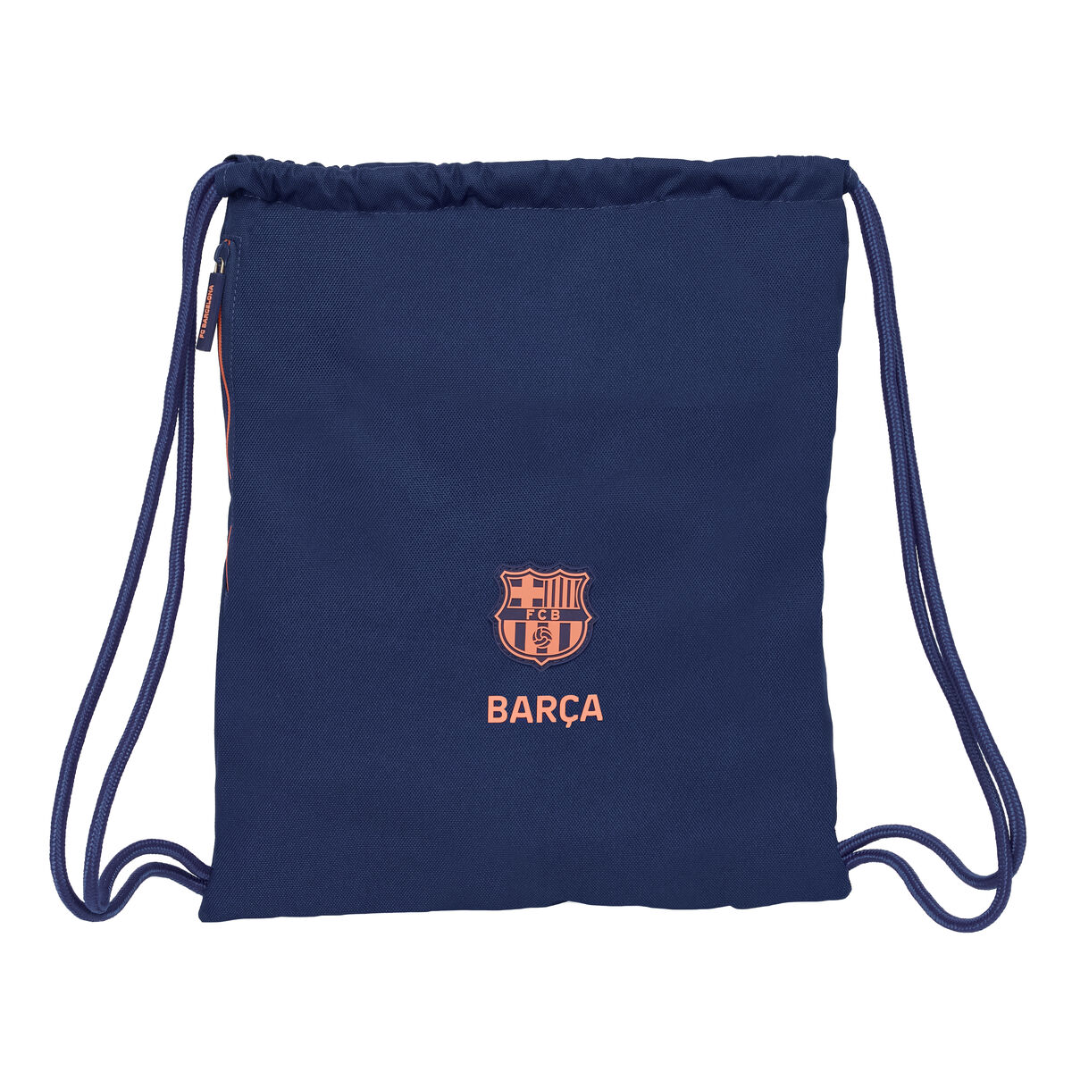 Zainetto Con Cordini F.c. Barcelona Blu Marino 35 X 40 X 1 cm
