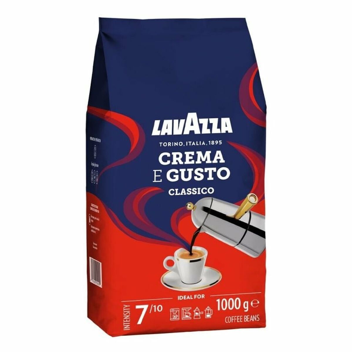 Caffè In Chicchi Lavazza Crema E Gusto Clásico 1 kg
