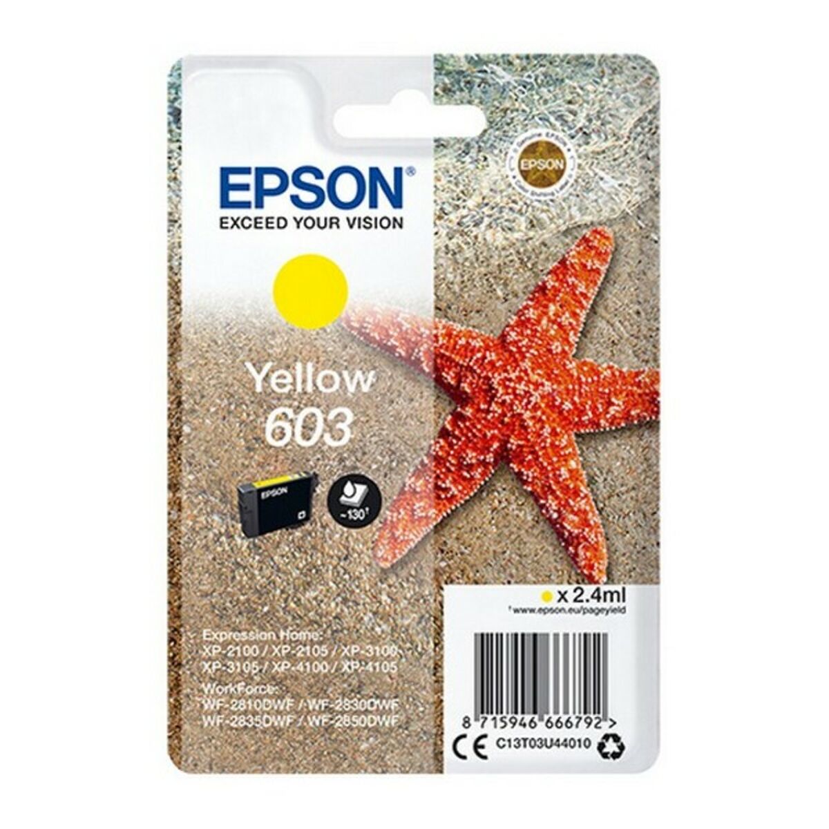 Cartuccia D'inchiostro Compatibile Epson 603 Colore:nero