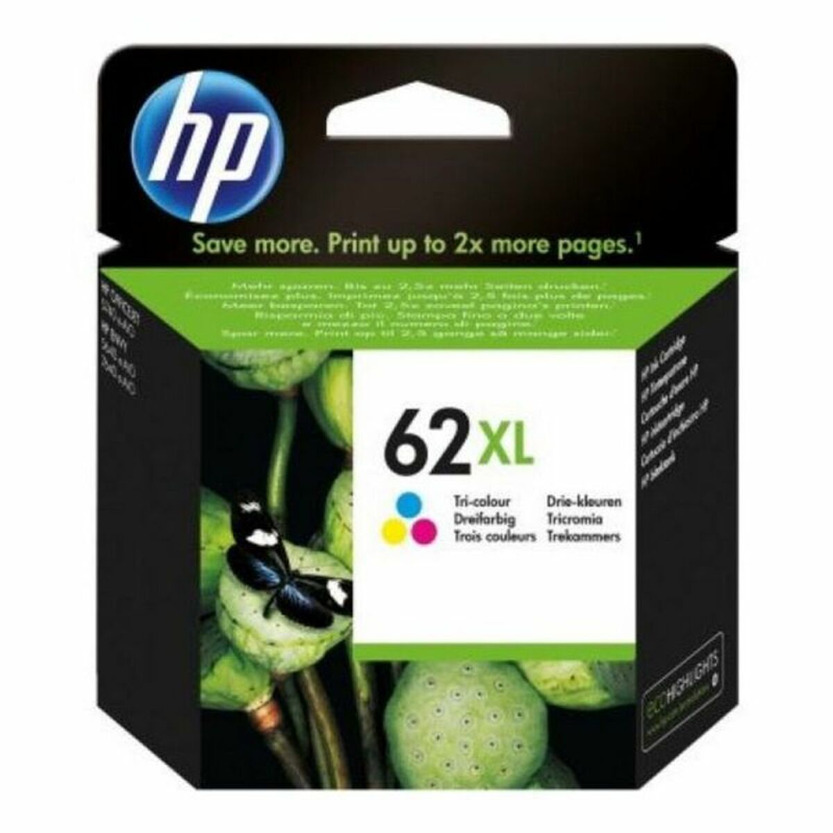 Cartuccia Ad Inchiostro Originale Hp 62xl Tricolor Officejet 5740