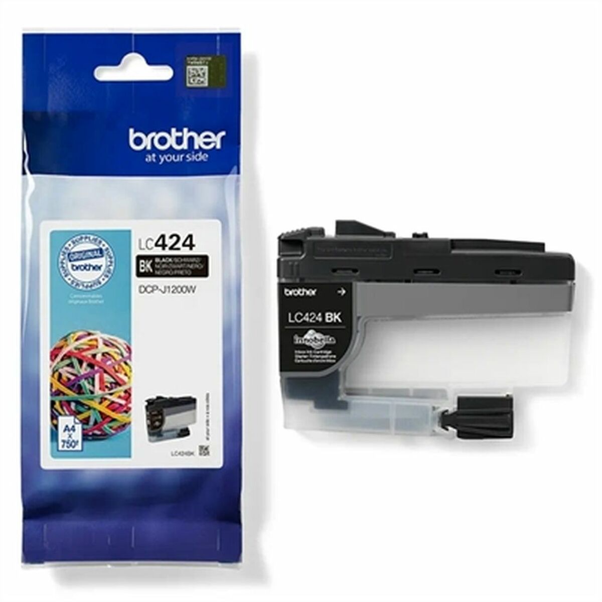 Cartuccia Ad Inchiostro Originale Brother Lc424 Colore:nero