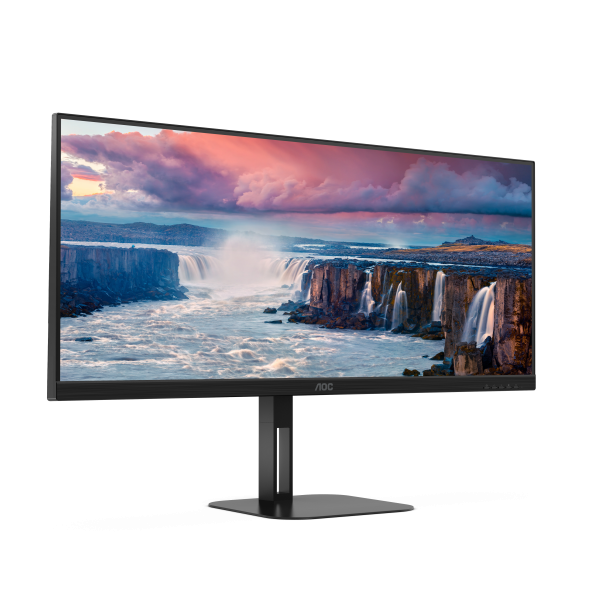 Aoc Monitor 34 Led Va Wqhd 21:9 4ms 300 Cdm, Reg Altezza, UsB-C Dock, Dp/hdmi, Multimediale - Image 4