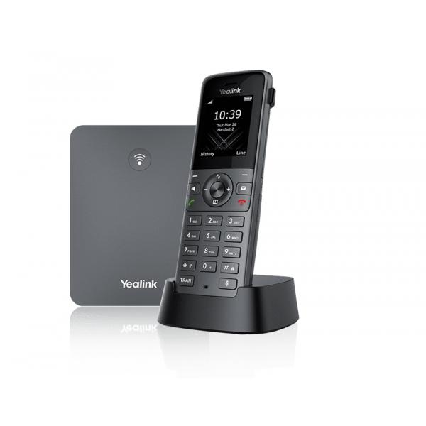 Yealink Telefono Cordless Dect Ip 8 Account Voip, 8 Chiamate, Display A Colori, 35 Ore In Chiamate