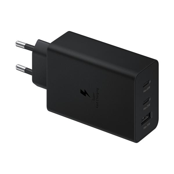 Samsung Caricatore 65w Trio Fc UsB-C+usB-A Black