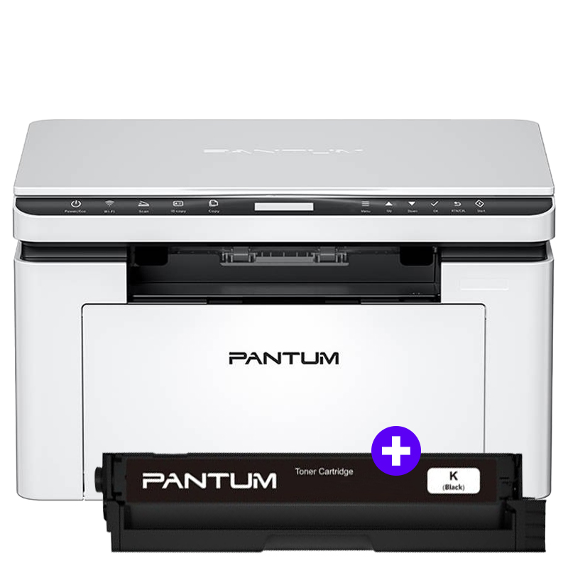 (bundle) Pantum Bm2300w - Stampante Multifunzione Laser Monocromatica A4 - WI-Fi - 22ppm + Toner Originale PL-A2310h