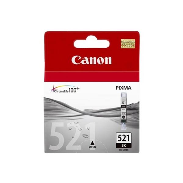 Canon ClI-521bk - 9 Ml - Nero - Originale - Blister Con Dispositivo Antifurto