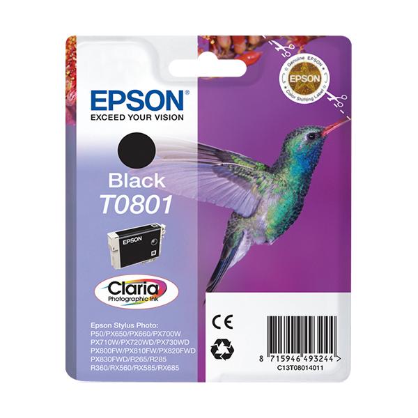 Epson T0801 - 7.4 Ml - Schwarz - Original - Blisterverpackung