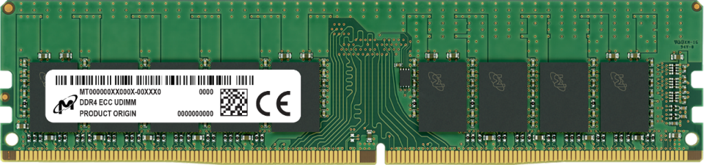 Micron Mta9asf1g72aZ-3g2r1r Speichermodul 8 Gb 1 X 8 Gb Ddr4 3200 Mhz Ecc (mta9asf1g72aZ-3g2r1r)
