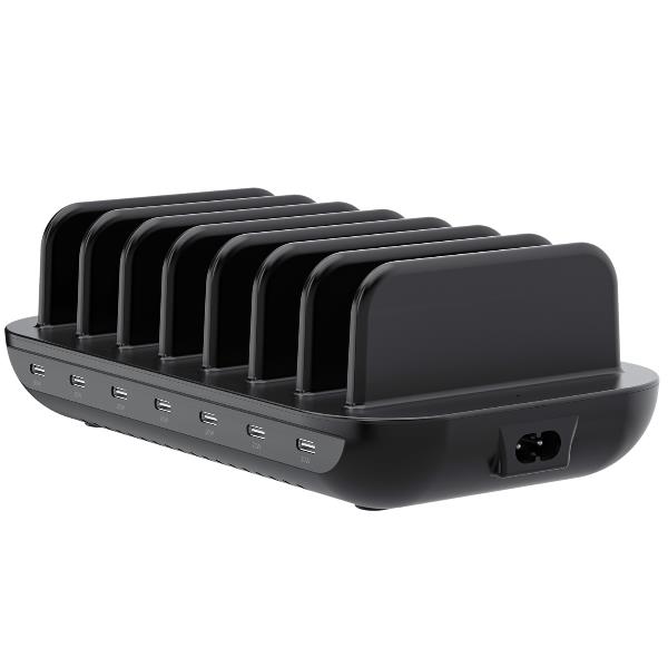 Conceptronic Ozul07b 160w 7-Port UsB-Pd Ladestation, UsB-C X 7, Pd 3.0, Drinnen, Ac, 20 V, Schwarz