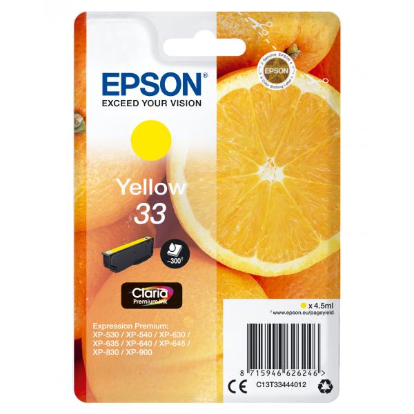 Epson 33 - 4.5 Ml - Gelb - Original - Blisterverpackung