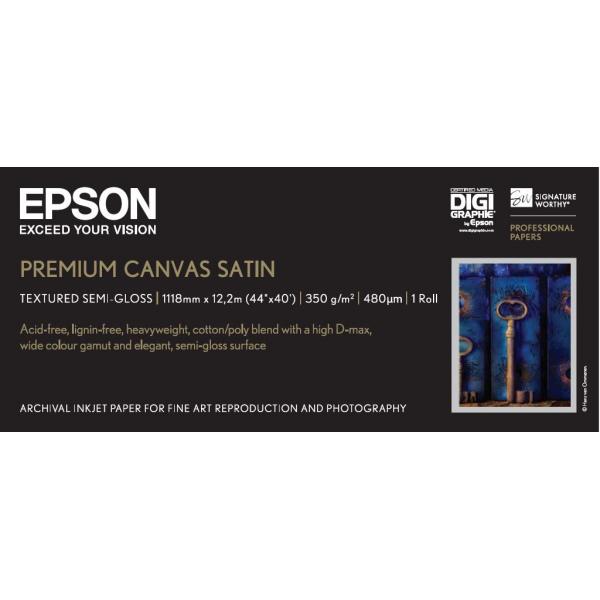 Tela Epson Premierart Resistente All'acqua - Lucida - Rotolo (111,8 Cm X 12,2 m)