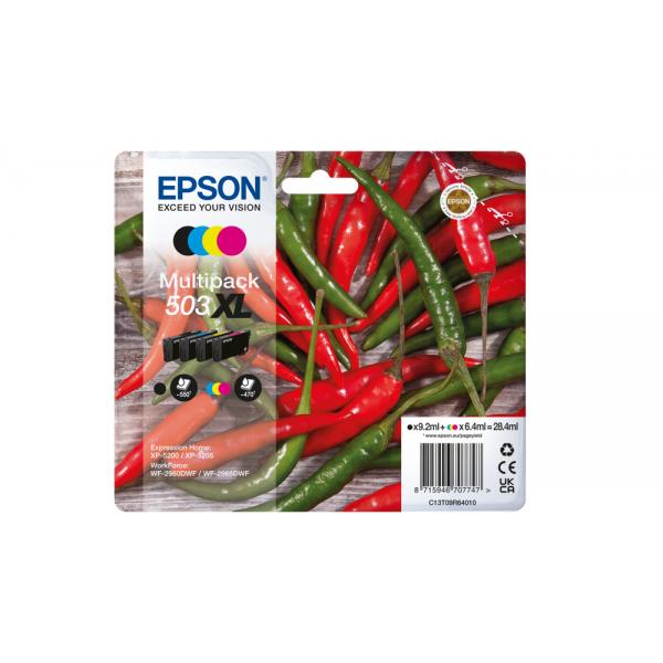 Epson 503xl Multipack - Confezione Da 4 - Xl - Nero, Ciano, Magenta, Giallo