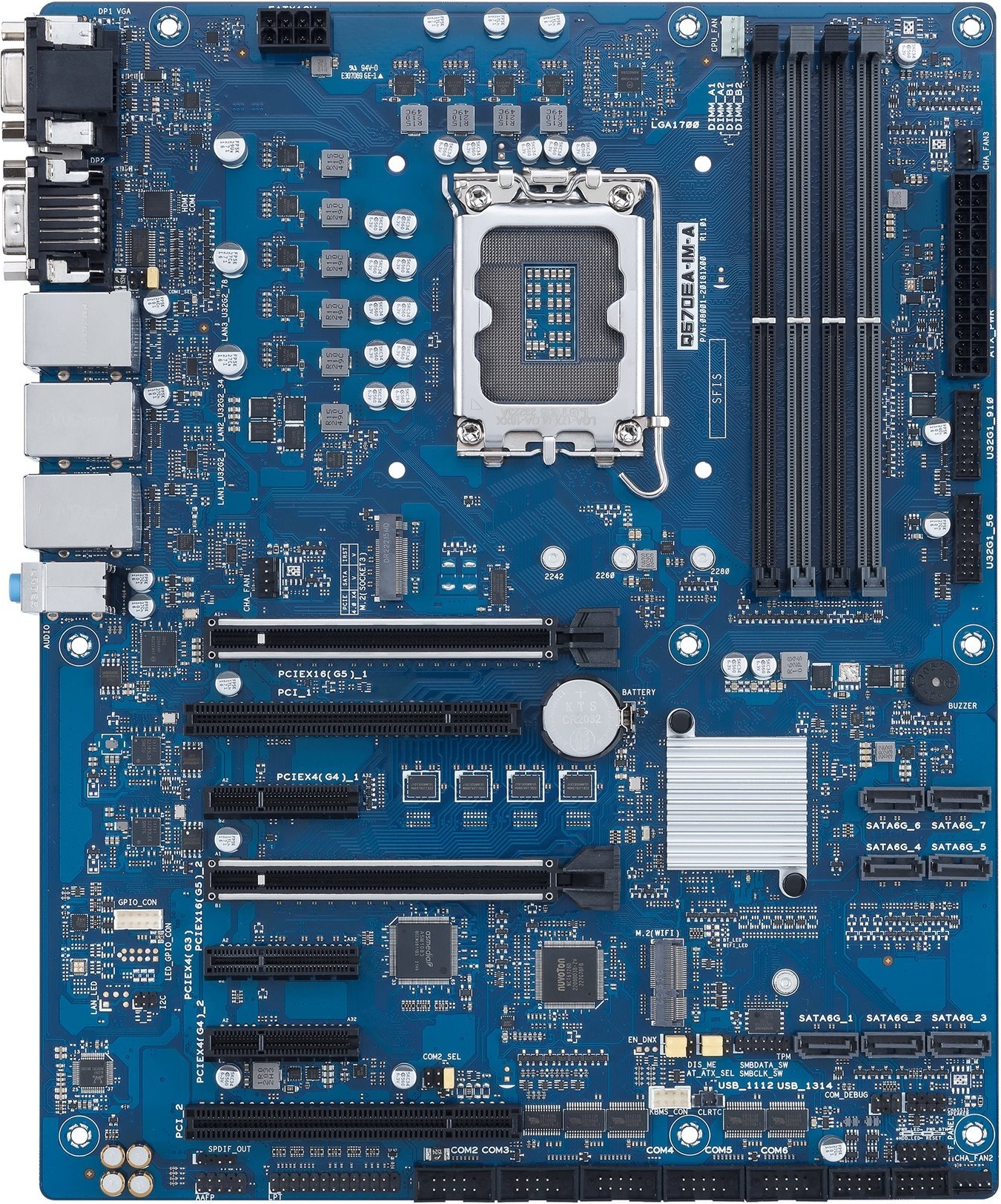 Mb Asus Q670eA-IM-A (90me06j0-M0ecy0)