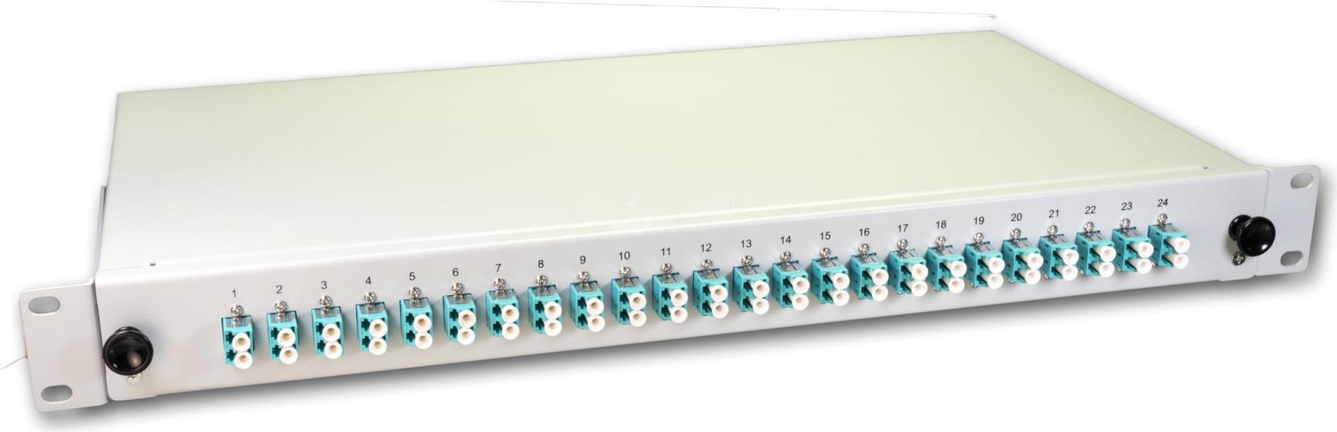 Lightwin Lwl Spleissbox, 48 Fasern, 24x Dlc Multimode, 50/125µm Om3 Pigtail Spleißboxen (spbox 48g50 Om3 Dlc)