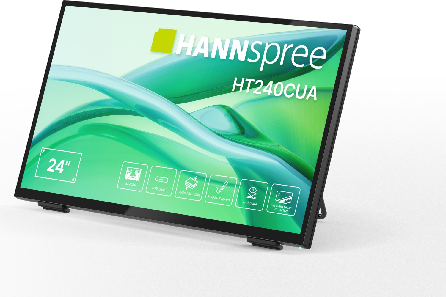 Hannspree 60.4cm (23,8") Ht240cua 16:9 M-Touch Hdmi+dp+usbc - Flachbildschirm (tft/lcd) - 23,8" [energieklasse D] (ht240cua)