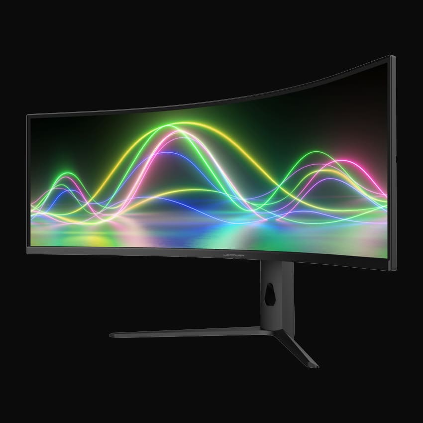 LC-Power 49" LC-M49qck Curved Va+dp+2xhdmi - Flachbildschirm (tft/lcd) - 124,5 Cm [energieklasse F] (lC-M49qck)