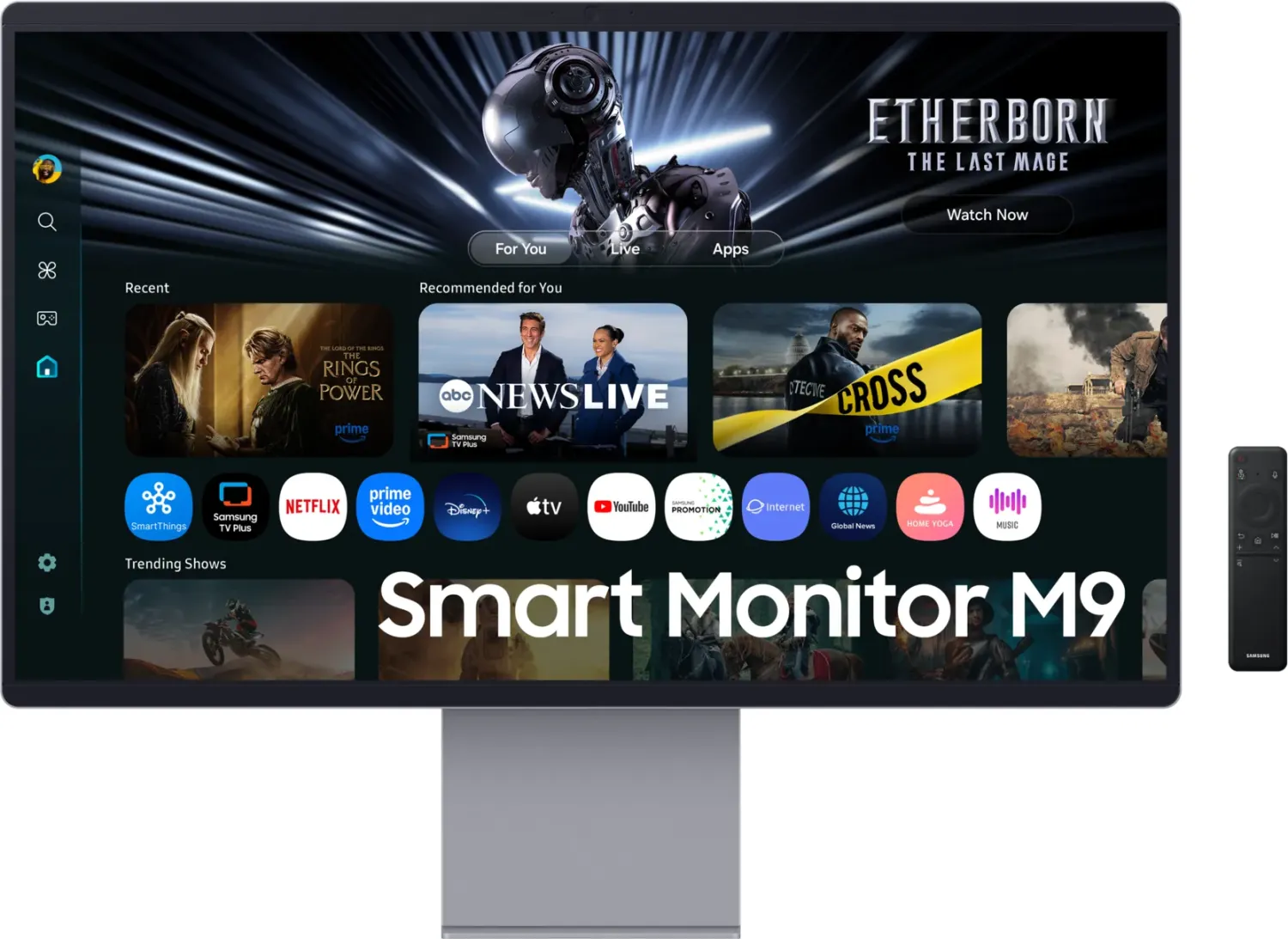 Samsung M90sf S32fm900su Smart Monitor 81,3cm (32") 4k Uhd, QD-Oled , 0,03 Ms, 165 Hz, Hdmi, Displayport, G-Sync (ls32fm900suxen)
