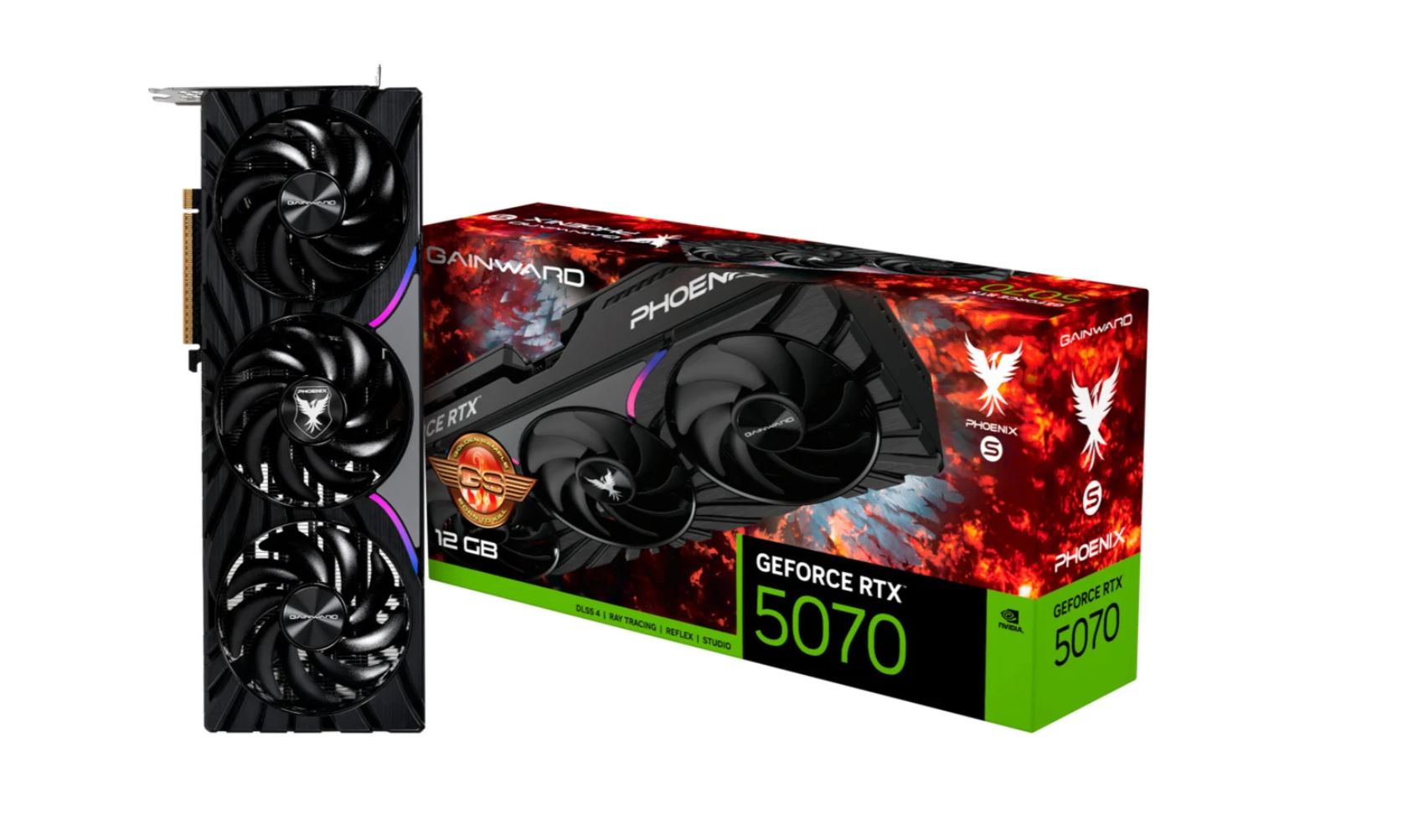 Gainward Geforce Rtx 5070 PhoeniX-S Gs - Grafikkarte - PcI-Express (ne75070t19k9-Gb2050k)