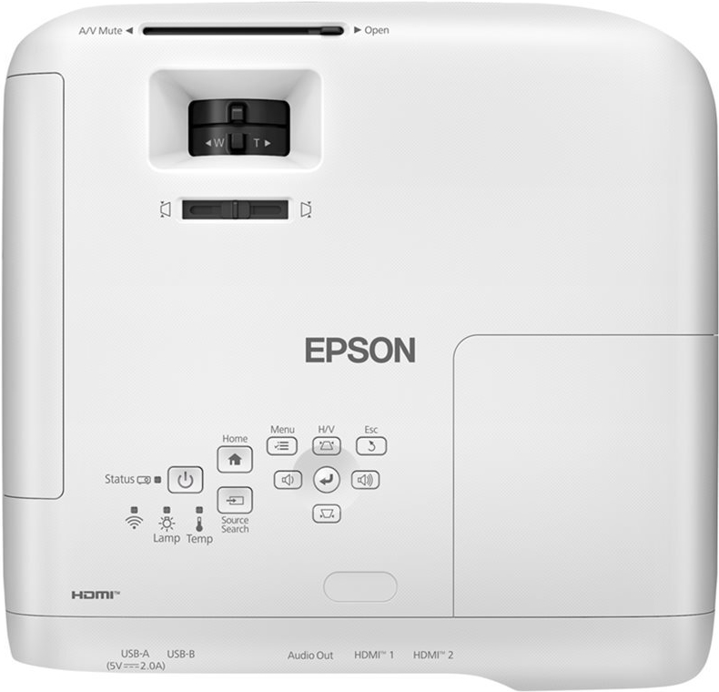 Epson EB-Fh54 - 3-LcD-Projektor - 4100 Lm - Full Hd (1920 X 1080) (v11hb59040)