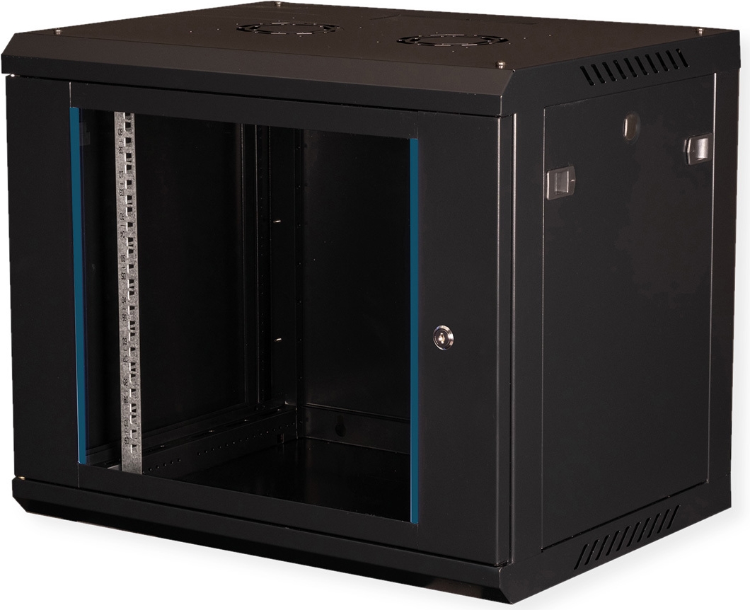 Value 19-Zoll Wandgehäuse 600x450mm Schwarz Bausatz - Wandgehäuse (26.99.0824)