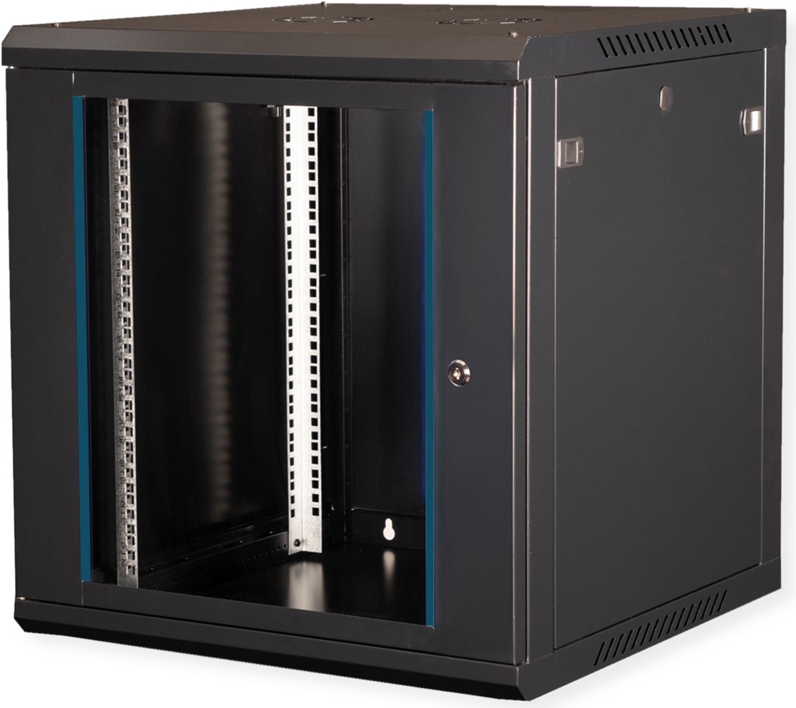 Value 19-Zoll Wandgehäuse 600x600mm Schwarz Bausatz - Wandgehäuse (26.99.0830)