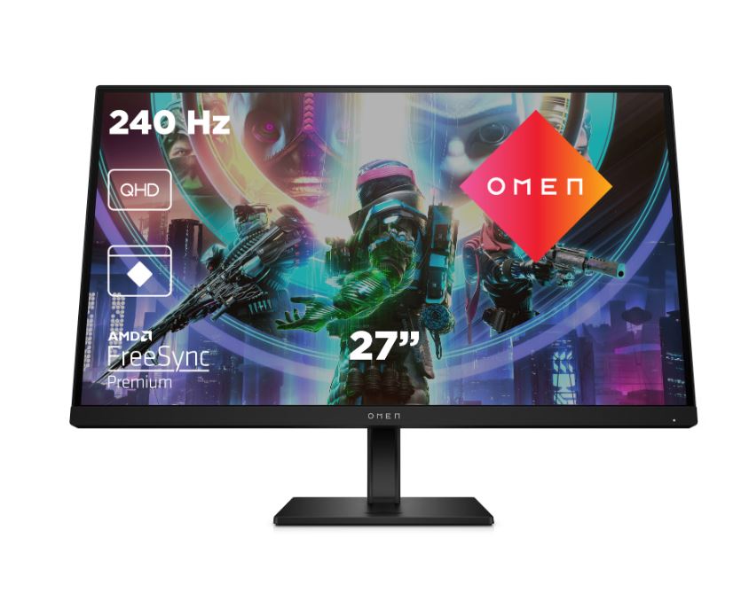 Hp Omen Qhd Gaming Monitor - 27qs G2 - Flachbildschirm (tft/lcd) - 68,6 Cm [energieklasse F] (aw3v0e9#abb)