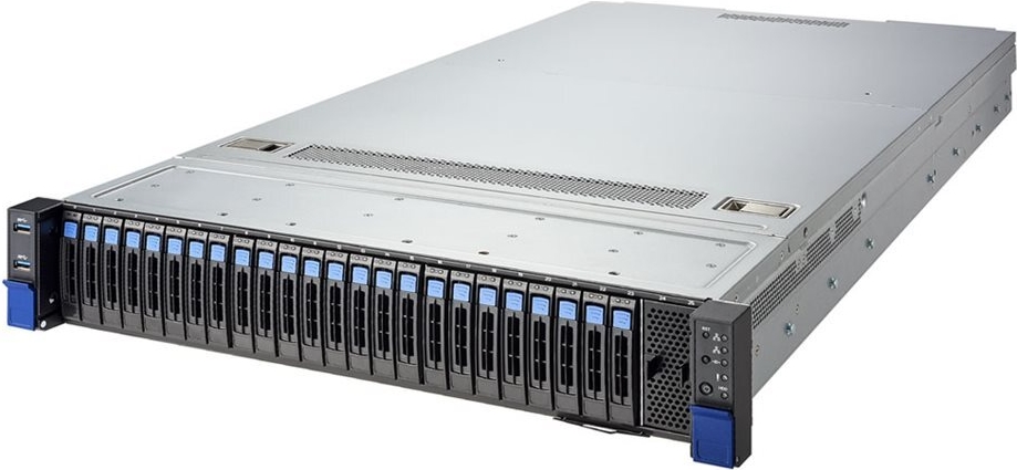 Mitac B8261t85e24hR-2t - Server - RacK-Montage - 2u - Zweiweg - Keine Cpu - Nvme - HoT-Swap 6.4 Cm (2.5") Schacht/schächte - Ssd - Ast2600 - 1gbe, 10