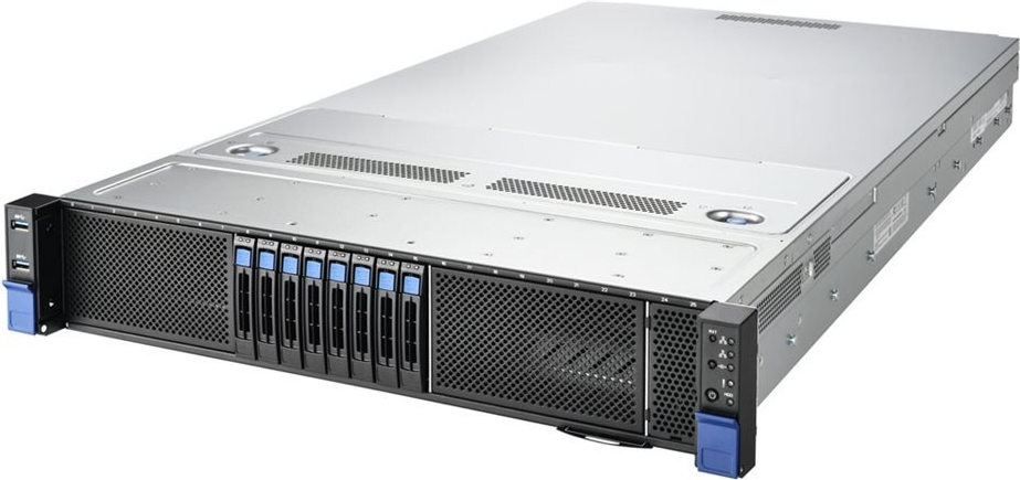 Mitac B8261t85e8hR-2T-N - Server - RacK-Montage - 2u - Zweiweg - Keine Cpu - Nvme - HoT-Swap 6.4 Cm (2.5") Schacht/schächte - Ssd - Ast2600 - 10gbe,