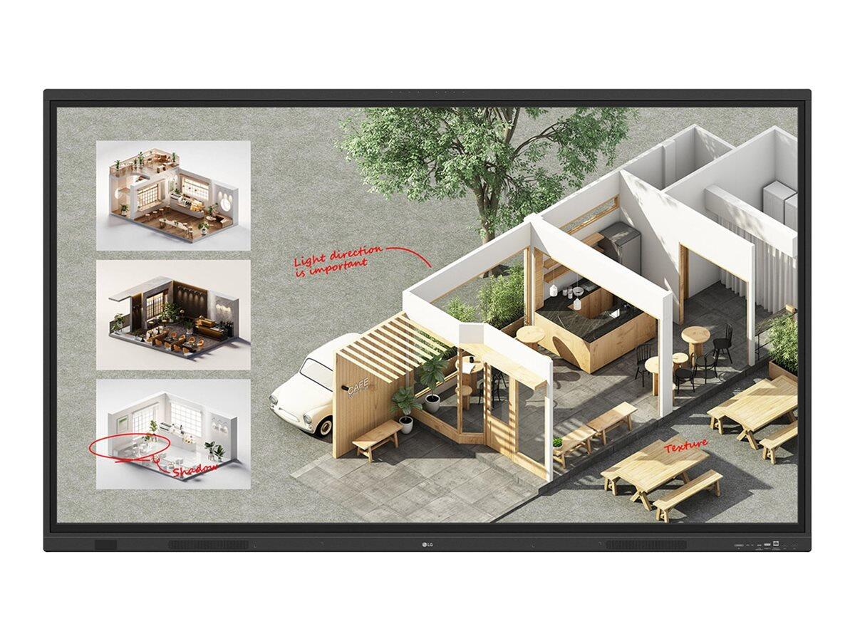 Lg Createboard 75tr3dQ-B - 190 Cm (75") Diagonalklasse Tr3dq Series LcD-Display Mit LeD-Hintergrundbeleuchtung - Bildung / Geschäftswesen - Mit Touch