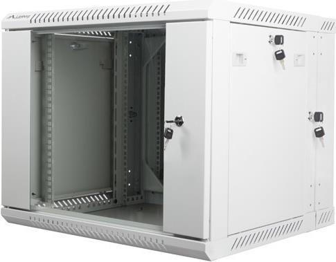 Lanberg Wf02-6609-10s Rack 9u Wandmontiertes Regal Grau (wf02-6609-10s)