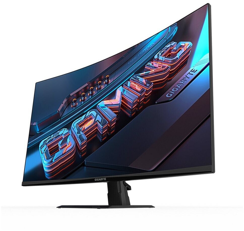 Gigabyte Gs32qc 80,01cm 31,5zoll 1500r Edge Va 2560x1440 Qhd 170hz/oc 170hz 300cd/m2 Hdmi 2.0 X2 Display Port 1.2 X1 [energieklasse F] (gs32qc)