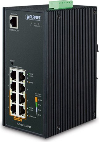 Planet IgS-4215-4p4t - Switch - Verwaltet - 4 X 10/100/1000 + 4 X 10/100/1000 (poe) - An DiN-Schiene Montierbar (144 w)