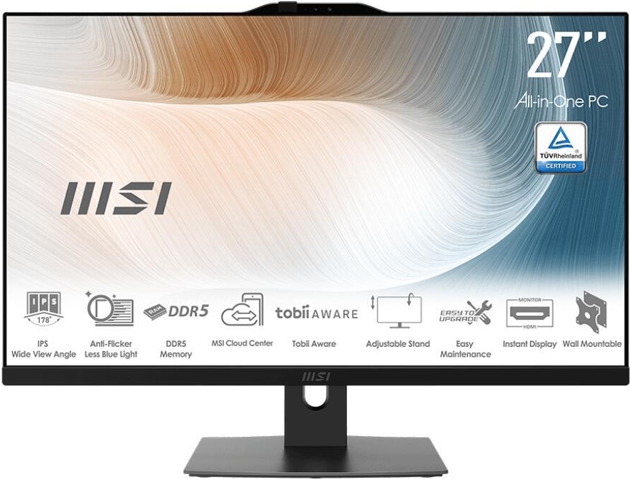 Msi Modern Am272p 1M-835de I7-150u Black/16gb/1tb Ssd W11p - Komplettsystem - Core I7 Mobile (00af8231-835)