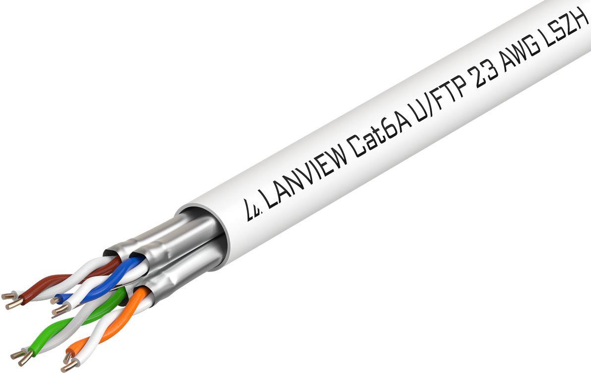 Lanview Lvn122430 Netzwerkkabel Weiß 500 M Cat6a U/ftp (stp) (lvn122430)