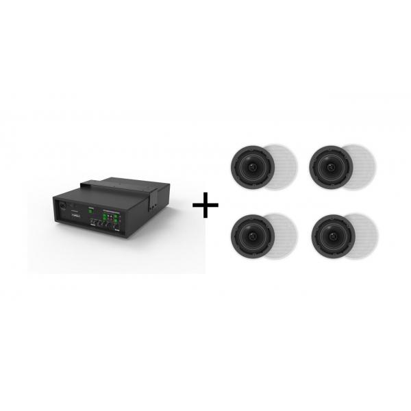 Vivolink Audiopack4 Altoparlante (audiopack Subwoofer 8 50w + - 4 X Ceiling Speakers - Warranty: 36m)