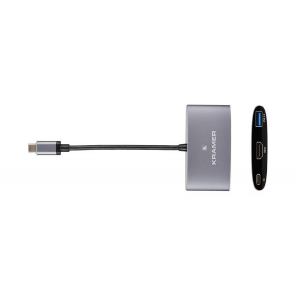 Kramer Electronics KdocK-1 Cablato Usb 3.2 Gen 1 [3.1 Gen 1] TypE-C Argento (kramer KdocK-1 - Dockingstation - UsB-)