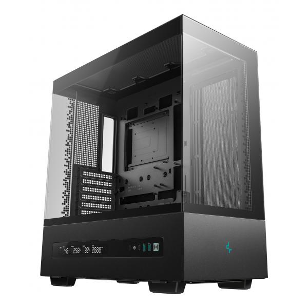 Deepcool Ch690 Digital Tower Nero (deepcool Ch690 Digital Atx MiD-Tower Case, HigH-Airflow Pc Case With SemI-Glass Panel, UsB-C Port, Support For 420
