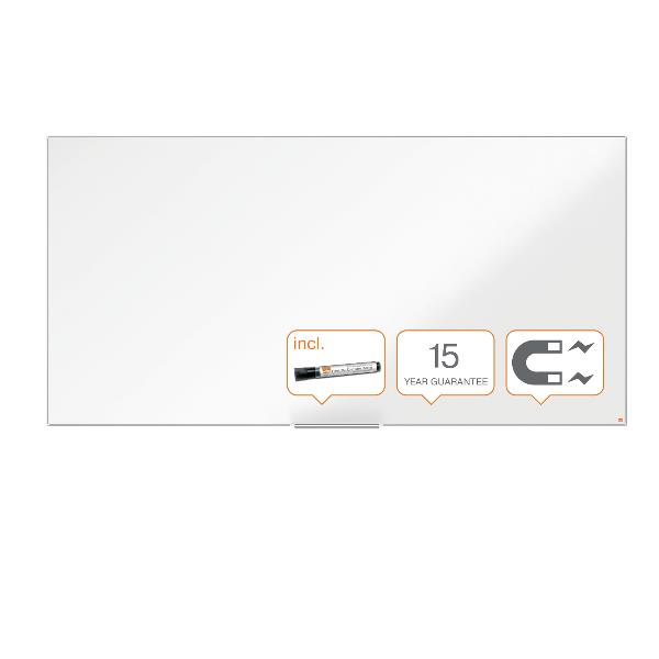 Nobo Impression Pro Nano Clean Lavagna 2389 X 1173 Mm Metallo Magnetico (nobo Impression Pro 2400x1200mm Nano Clean Magnetic Whiteboard)