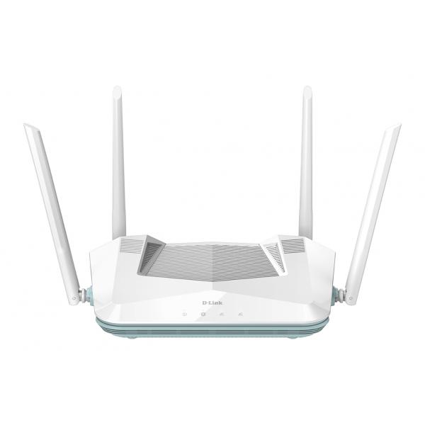 D-Link R32 Router Wireless Gigabit Ethernet DuaL-Band [2.4 Ghz/5 Ghz] Bianco (eagle Pro Ai Ax3200 Smart - Router)