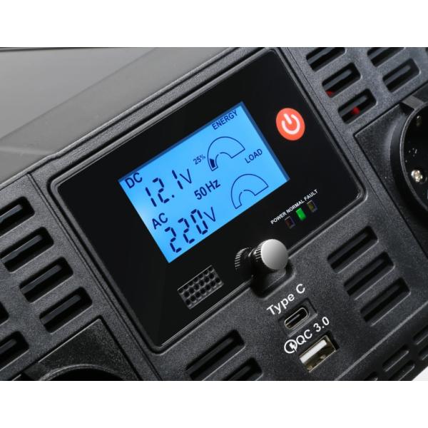 Technaxx Te22 Adattatore E Invertitore Auto 2000 W Nero (technaxx Te22 Str?madapter Og Vekselre) - Image 4