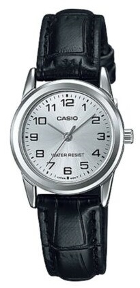 Casio Collection Mod. Lady 3h. Leather - Silver