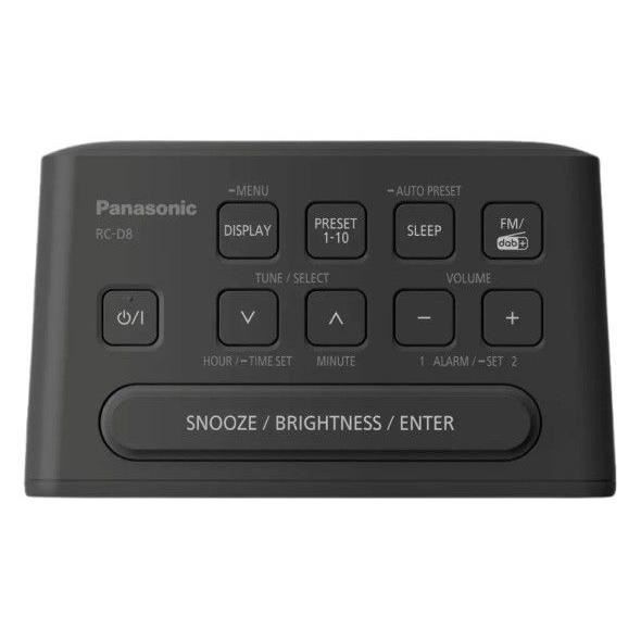 Radiosveglia - Panasonic - RC-D8eG-K - Dab+ - Snooze - Nero - Image 4